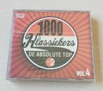1000 Klassiekers De Absolute Top Vol. 4 5CD Radio 2 Nieuw, Ophalen of Verzenden, Nieuw in verpakking, Pop