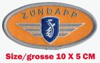 ZUNDAPP oranje logo patch voor KS 50 80 100 125 517 CS GT G, Motoren, Accessoires | Overige, Nieuw