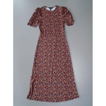 Midijurk New Look bloemetjes XS/34 zwart bruin beschikbaar voor biedingen