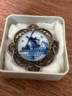 Antiek broches, Ophalen, Blauw, Minder dan 4 cm, Zo goed als nieuw