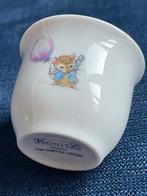 Porselein eierdop KönitZ Germany muis met ballon gaaf., Ophalen of Verzenden, Zo goed als nieuw, Porselein, Overige typen