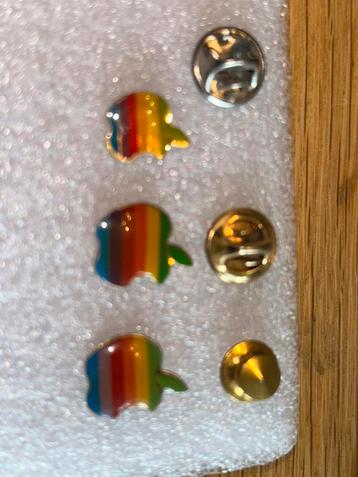 Apple pins regenboog kleuren beschikbaar voor biedingen