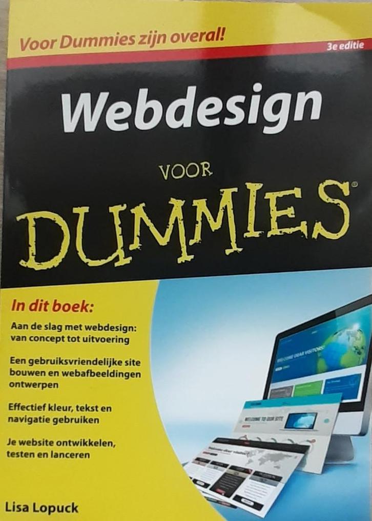 Webdesign voor Dummies, Boeken, Overige Boeken, Zo goed als nieuw, Ophalen of Verzenden