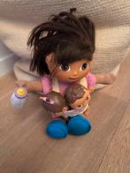 Dora pop met tweeling, Kinderen en Baby's, Speelgoed | Poppen, Ophalen, Gebruikt, Overige typen