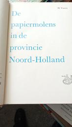 Papiermolens in Noord-Holland, Boeken, Verzenden, Zo goed als nieuw
