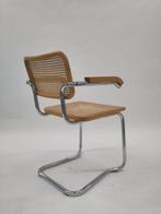 Cesca stoel S32 eetkamertoel stoel webbing Marcel Breuer, Huis en Inrichting, Stoelen, Ophalen, Bruin, ., Riet of Rotan