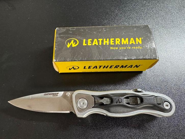 Leatherman e306x zakmes met bithouder, Caravans en Kamperen, Kampeergereedschap, Gebruikt, Ophalen of Verzenden