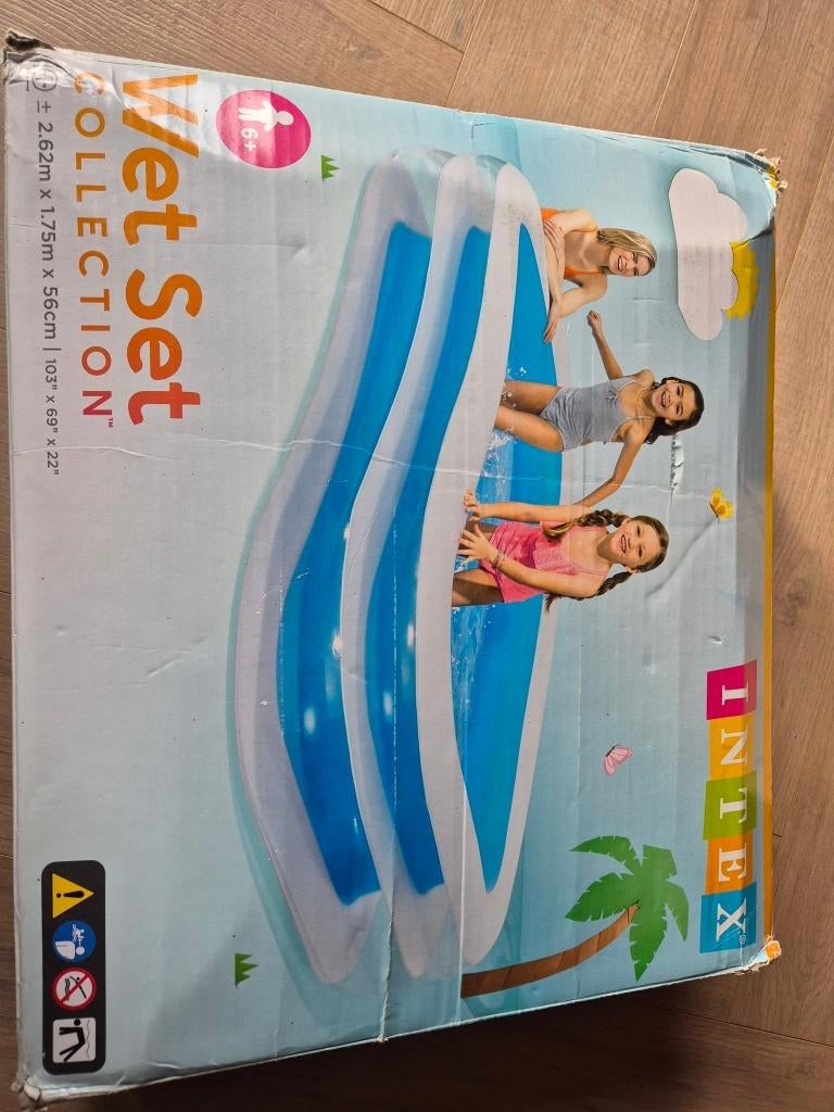opblaas zwembad, Tuin en Terras, Zwembaden, Nieuw, Opzetzwembad, Minder dan 80 cm, 200 tot 400 cm, Minder dan 200 cm, Rechthoekig