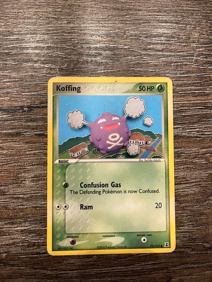 Koffing DS 72/113, Hobby en Vrije tijd, Verzamelkaartspellen | Pokémon, Zo goed als nieuw, Meerdere kaarten, Ophalen of Verzenden