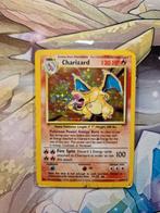 Charizard 4/102 Base Set Holo Played 1999 Wotc, Ophalen of Verzenden, Gebruikt, Losse kaart