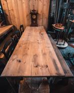 Kloostertafel Franse Tafel Lange dunne ovale en rechthoekige, Ophalen, Gebruikt, 200 cm of meer, 50 tot 100 cm
