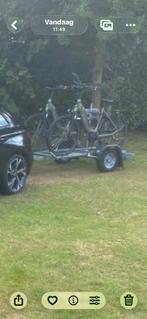 Fietskar voor 2 elektrische fietsen - Nieuwstaat!, Fietsen en Brommers, Ophalen, Vering, Bagagekar, Zo goed als nieuw