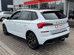 Skoda KAMIQ  MONTE CARLO PANO AIRCO TREKHAAK NAVI CARPLAY LM, Auto's, Skoda, Gebruikt, Met garantie (alle), Wit, Bedrijf