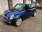 Mini Cooper 2003 Blauw Automaat Nieuwe APK, Auto's, Mini, Stof, 4 cilinders, Particulier, Cooper
