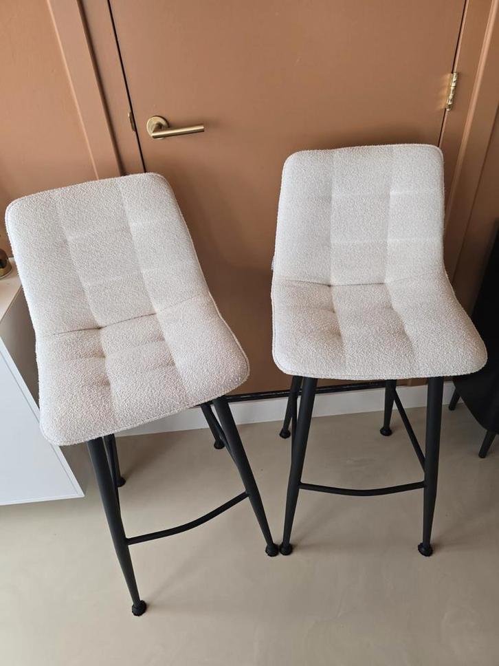 2x Teddy Bar Krukken Label 51 Jelt - Zo goed als nieuw, Huis en Inrichting, Barkrukken, Zo goed als nieuw, 60 tot 90 cm, Metaal