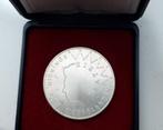 Zilveren 50 gulden munt 1987 in doosje, Verzamelen, Overige Verzamelen, Ophalen, Zo goed als nieuw