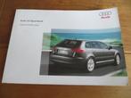 Instructieboek Audi A3 Sportback 2006, benzine, TDi, Quattro, Auto diversen, Handleidingen en Instructieboekjes, Ophalen of Verzenden