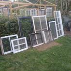 Enkel glas oudr ramen, Ophalen of Verzenden, Gebruikt, Minder dan 80 cm, Gevelraam of Ruit