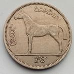 1/2 Crown 1959 Ierland Prachtige Oude Vintage Munt Paard XF+, Ophalen of Verzenden, Overige landen