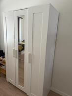 Ikea BRIMNES 117x190 WARDROBE with mirror (white), Huis en Inrichting, Kasten | Kledingkasten, Ophalen, Zo goed als nieuw, 25 tot 50 cm