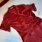 Sissy-Boy | jumpsuit burgundy satin look maat XL, Maat 42/44 (L), Sissy-Boy, Ophalen of Verzenden, Zo goed als nieuw