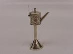 Zilveren miniatuur Olielamp                             Z461, Ophalen of Verzenden, Zilver