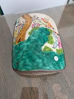 Antiek chinese doos HANDPAINTED, Ophalen of Verzenden