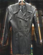Zwarte leren jassen, Ophalen, Zo goed als nieuw, Maat 38/40 (M), Zwart