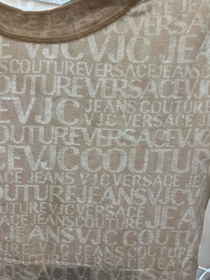 Versace Jeans Couture T-shirt, Kleding | Dames, T-shirts, Gedragen, Maat 34 (XS) of kleiner, Wit, Korte mouw, Ophalen of Verzenden