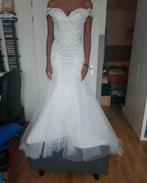 Prachtige ivoorkleurige trouwjurk mt 36 - zo goed als nieuw!, Ophalen of Verzenden, Nieuw, Wit, Trouwjurk