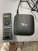 TX2 android tv box mediaplayer, Audio, Tv en Foto, Mediaspelers, Ophalen of Verzenden, Zo goed als nieuw