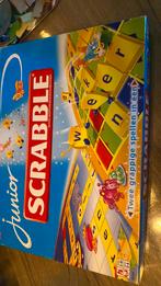 Scrabble junior, Ophalen of Verzenden, Mattel, Zo goed als nieuw, Drie of vier spelers