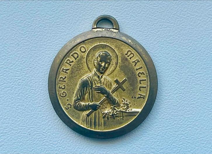 Saint Gerardo Maiella Medaillon, Antiek en Kunst, Antiek | Religie, Verzenden