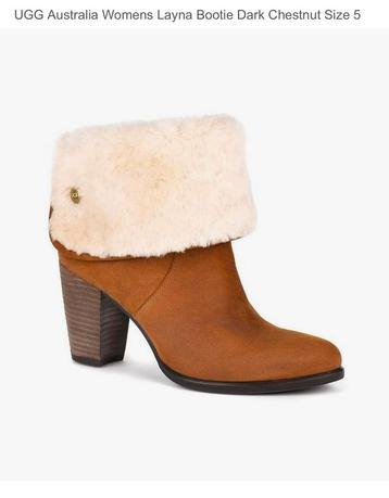 UGG Layna Bootie Dark Chestnut 38 / 39 beschikbaar voor biedingen