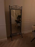 Smeedijzeren staande spiegel, Huis en Inrichting, Woonaccessoires | Spiegels, Ophalen, Zo goed als nieuw, 150 tot 200 cm, Rechthoekig