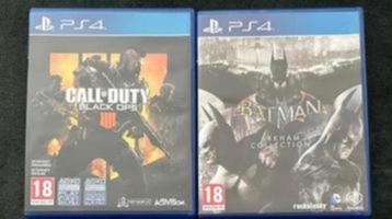 Batman ARKHAM COLLECTION & Call of Duty black ops PS 4! beschikbaar voor biedingen
