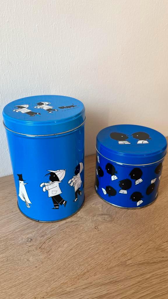 Blauwe Jip en Janneke Voorraadblikken Set : Fiep Westendorp, Huis en Inrichting, Woonaccessoires | Kisten, Gebruikt, Minder dan 50 cm