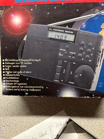 Wereldontvanger radio beschikbaar voor biedingen