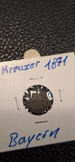 Germaanse staten 1 kreuzer 1871 Bayern, Postzegels en Munten, Munten | Europa | Niet-Euromunten, Ophalen of Verzenden, Duitsland