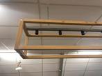 Nieuw! Rechthoekige eiken houten hanglamp B152xD35xH35cm, Ophalen, ., ., Minder dan 50 cm