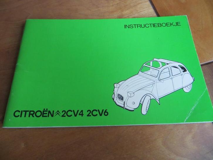 Instructieboek Citroen 2CV4, Citroen 2CV6 1976, Auto diversen, Handleidingen en Instructieboekjes, Ophalen of Verzenden