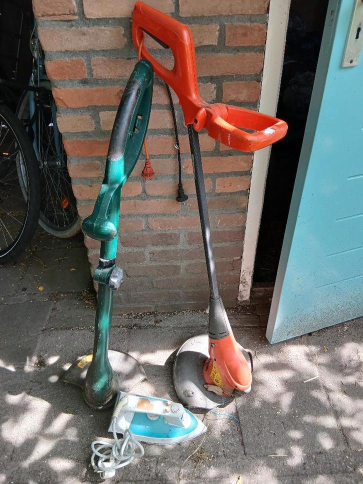 Gratis 2 grasmaaiers, Tuin en Terras, Grasmaaiers, Gebruikt, Ophalen