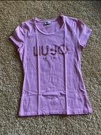 LIU JO shirt roze met strass logo mt. S, Kleding | Dames, T-shirts, Liu Jo, Ophalen of Verzenden, Zo goed als nieuw, Korte mouw