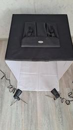 Mini Foto Studio 60x60 met Lampen, Ophalen, Zo goed als nieuw, Complete fotostudio