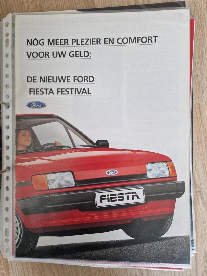 Folders Ford Fiesta (verschillende modellen), Boeken, Auto's | Folders en Tijdschriften, Zo goed als nieuw, Ford, Ophalen of Verzenden