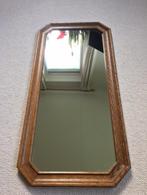 wandspiegel  retro vintage met houtenlijst, Minder dan 50 cm, 100 tot 150 cm, Ophalen of Verzenden, Zo goed als nieuw