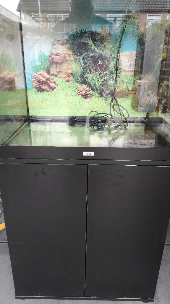 JUWEL Aquarium, Lido 200 + OnderKast + Toebehoren : 175 E., Dieren en Toebehoren, Vissen | Aquaria en Toebehoren, Zo goed als nieuw