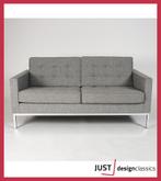 Florence Knoll 2-Zits Sofa Grijs Hallingdal (voorraad:2), Zo goed als nieuw