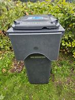 Grijze kleine afval container, Ophalen, Gebruikt, Kunststof, Minder dan 50 cm