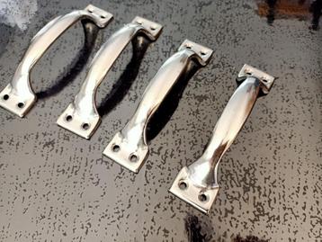 BIJNA NIEUW 4 RVS handvaten handgrepen 14 Cm beschikbaar voor biedingen
